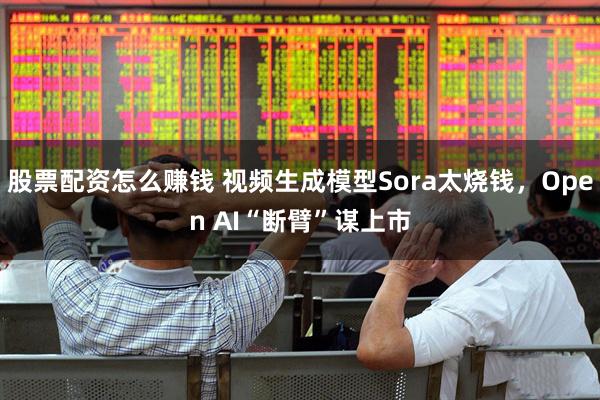 股票配資怎么賺錢 視頻生成模型Sora太燒錢，Open AI“斷臂”謀上市